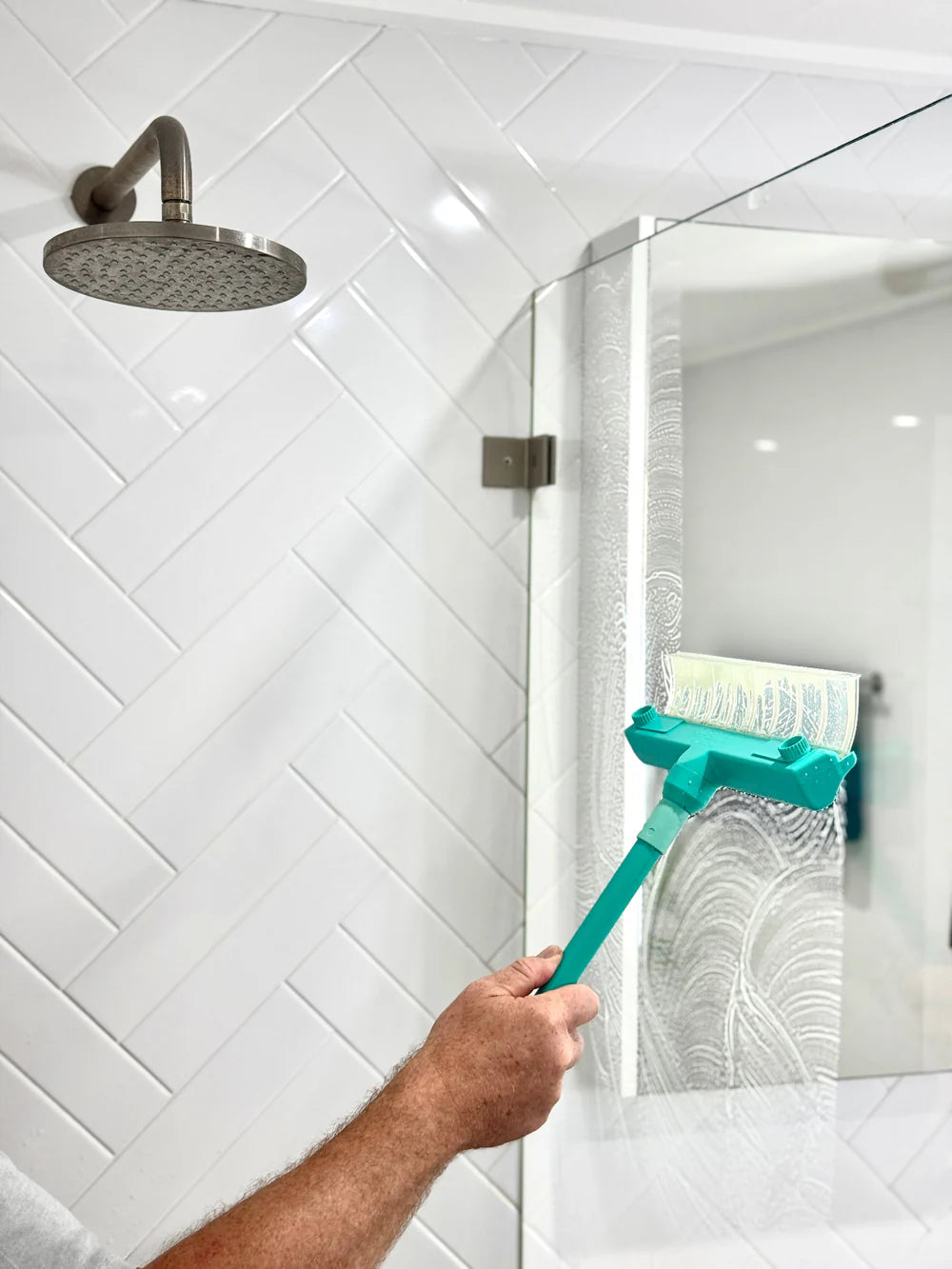 Aqua Blade Window Squeegee — German Quality, Reversible Silicone Blade