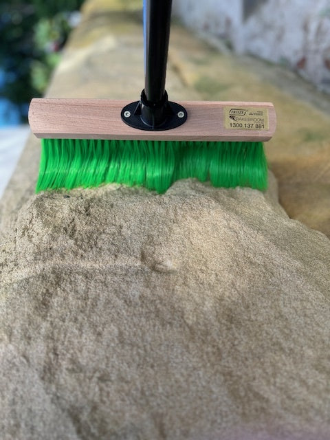 Rake Broom Green Sweeper with Telescopic Handle