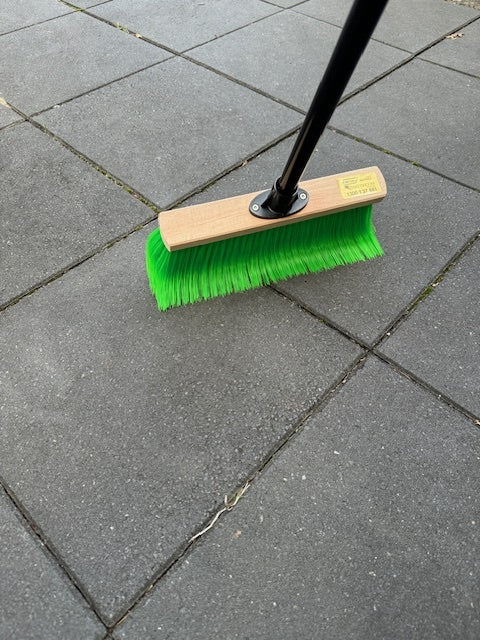 Rake Broom Green Sweeper with Telescopic Handle
