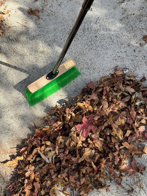 Rake Broom Green Sweeper with Telescopic Handle