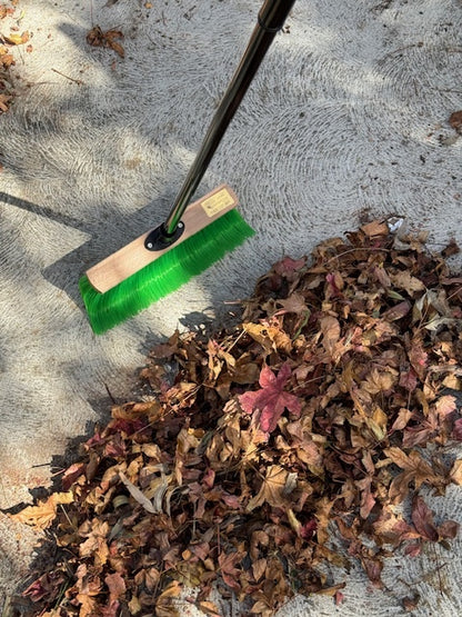 Rake Broom Green Sweeper with Telescopic Handle