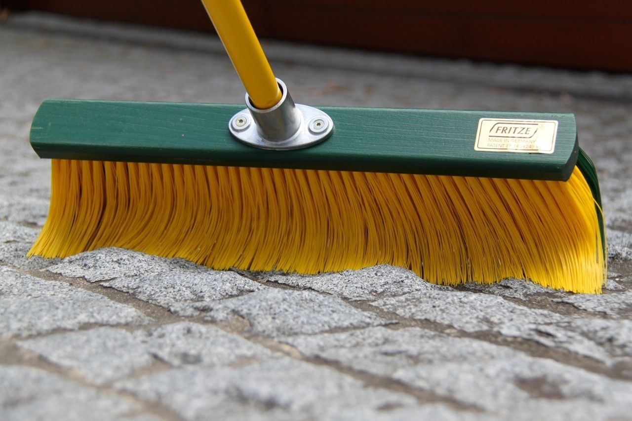 Rake Broom Outdoor with Telescopic Handle