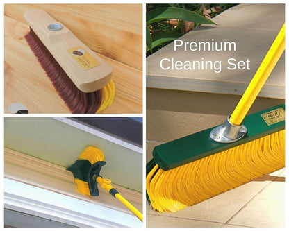 Premium Rake Broom Cleaning Set