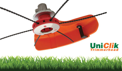 UniClik Universal Trimmer Head with premium cutting line bundle